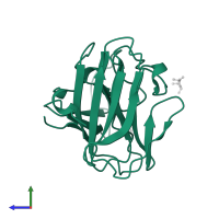 E3 ubiquitin-protein ligase TRIM21 in PDB entry 7hmq, assembly 1, side view.