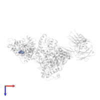 ADENOSINE MONOPHOSPHATE in PDB entry 7jhh, assembly 1, top view.