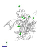 CHLORIDE ION in PDB entry 7k96, assembly 1, side view.