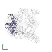 GP2 in PDB entry 7kfh, assembly 1, front view.