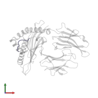 Nucleoprotein in PDB entry 7kgr, assembly 1, front view.