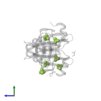 SULFATE ION in PDB entry 7kq2, assembly 1, side view.