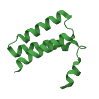 The deposited structure of PDB entry 7krp contains 1 copy of Pfam domain PF08716 (Coronavirus replicase NSP7) in Non-structural protein 7. Showing 1 copy in chain C.