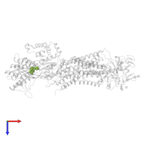 ADENOSINE-5'-DIPHOSPHATE in PDB entry 7ky9, assembly 1, top view.