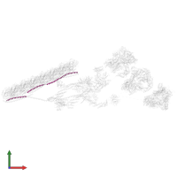 Outer dynein arm-docking complex subunit 1 in PDB entry 7kzm, assembly 1, front view.