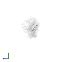 Outer dynein arm-docking complex subunit 1 in PDB entry 7kzm, assembly 1, side view.