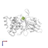 VANADATE ION in PDB entry 7l0h, assembly 1, top view.