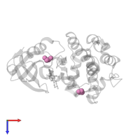 1,2-ETHANEDIOL in PDB entry 7l25, assembly 1, top view.