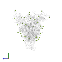 2-acetamido-2-deoxy-beta-D-glucopyranose in PDB entry 7l2d, assembly 1, side view.