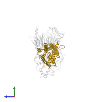 Glucagon-like peptide 1 receptor in PDB entry 7lll, assembly 1, side view.