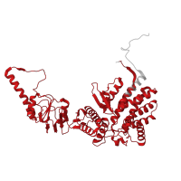 The deposited structure of PDB entry 7lum contains 2 copies of Pfam domain PF00118 (TCP-1/cpn60 chaperonin family) in T-complex protein 1 subunit epsilon. Showing 1 copy in chain A [auth L].