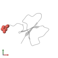 Modified residue PCA in PDB entry 7lx4, assembly 1, front view.