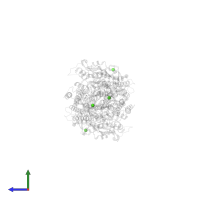 CALCIUM ION in PDB entry 7m3g, assembly 1, side view.