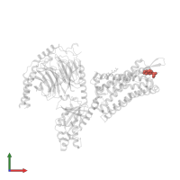 Modified residue TYS in PDB entry 7mby, assembly 1, front view.