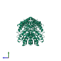 cysteine desulfurase in PDB entry 7mhv, assembly 1, side view.