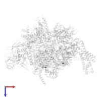 ZINC ION in PDB entry 7mki, assembly 1, top view.