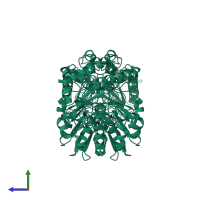 Cysteine desulfurase-like protein ustD in PDB entry 7mkv, assembly 1, side view.