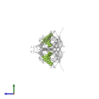 3'-[(2S)-4-(2,4-diamino-6-ethylpyrimidin-5-yl)but-3-yn-2-yl]-4'-methyl[1,1'-biphenyl]-4-carboxamide in PDB entry 7mqp, assembly 1, side view.