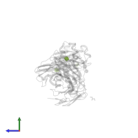 2-acetamido-2-deoxy-beta-D-glucopyranose in PDB entry 7n0a, assembly 1, side view.