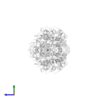 NICKEL (II) ION in PDB entry 7nem, assembly 1, side view.