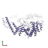 ATP synthase subunit b-delta in PDB entry 7nkd, assembly 1, front view.