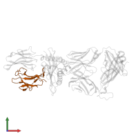 Beta-2-microglobulin in PDB entry 7nmg, assembly 1, front view.