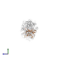 Beta-2-microglobulin in PDB entry 7nmg, assembly 1, side view.