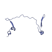 The deposited structure of PDB entry 7o3e contains 1 copy of Pfam domain PF09165 (Ubiquinol-cytochrome c reductase 8 kDa, N-terminal) in Cytochrome b-c1 complex subunit 9. Showing 1 copy in chain O [auth T].