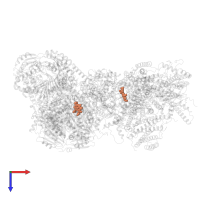 HEME C in PDB entry 7o3e, assembly 1, top view.