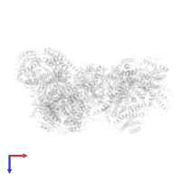 MAGNESIUM ION in PDB entry 7o3e, assembly 1, top view.