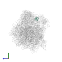 Plectin/S10 N-terminal domain-containing protein in PDB entry 7olc, assembly 1, side view.