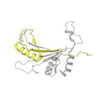 The deposited structure of PDB entry 7old contains 1 copy of Pfam domain PF00281 (Ribosomal protein L5) in Putative ribosomal protein. Showing 1 copy in chain R [auth LJ].
