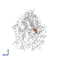 Modified residue 7OK in PDB entry 7ozu, assembly 1, side view.