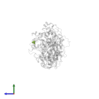 SULFATE ION in PDB entry 7p39, assembly 1, side view.