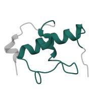 The deposited structure of PDB entry 7ph9 contains 1 copy of Pfam domain PF01084 (Ribosomal protein S18) in Small ribosomal subunit protein bS18. Showing 1 copy in chain T [auth Q].