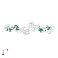 NabFab HC in PDB entry 7phq, assembly 1, top view.