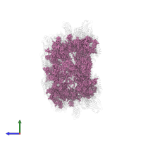 CHLOROPHYLL A in PDB entry 7pin, assembly 1, side view.