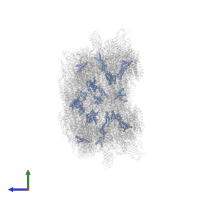 1,2-DIPALMITOYL-PHOSPHATIDYL-GLYCEROLE in PDB entry 7pin, assembly 1, side view.