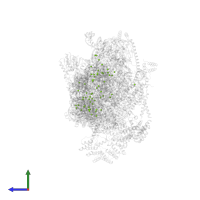 MAGNESIUM ION in PDB entry 7pny, assembly 1, side view.