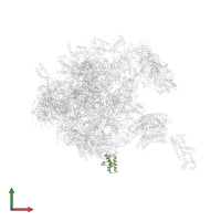 Acyl carrier protein, mitochondrial in PDB entry 7po4, assembly 1, front view.