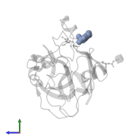 4-(2-HYDROXYETHYL)-1-PIPERAZINE ETHANESULFONIC ACID in PDB entry 7pz5, assembly 1, side view.