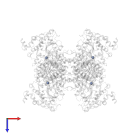 alpha-D-glucopyranose in PDB entry 7q13, assembly 1, top view.