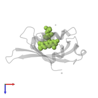 FLAVIN MONONUCLEOTIDE in PDB entry 7qf3, assembly 1, top view.