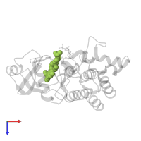 methyl 4-[4-[[6-(cyanomethyl)-2-[(1-methylpyrazol-4-yl)amino]-5-oxidanylidene-pyrido[4,3-d]pyrimidin-4-yl]amino]cyclohexyl]piperazine-1-carboxylate in PDB entry 7qg1, assembly 1, top view.