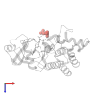 Modified residue SEP in PDB entry 7qg1, assembly 1, top view.