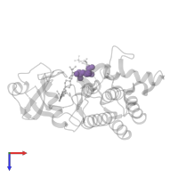 Modified residue TPO in PDB entry 7qg1, assembly 1, top view.