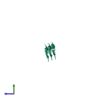 Microtubule-associated protein tau in PDB entry 7qkh, assembly 1, side view.