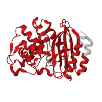 The deposited structure of PDB entry 7qnk contains 6 copies of Pfam domain PF00144 (Beta-lactamase) in Beta-lactamase TEM. Showing 1 copy in chain A.