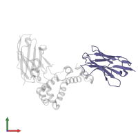 NbArc-C11 in PDB entry 7r1z, assembly 1, front view.