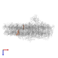 SPHINGOSINE in PDB entry 7r3k, assembly 1, top view.